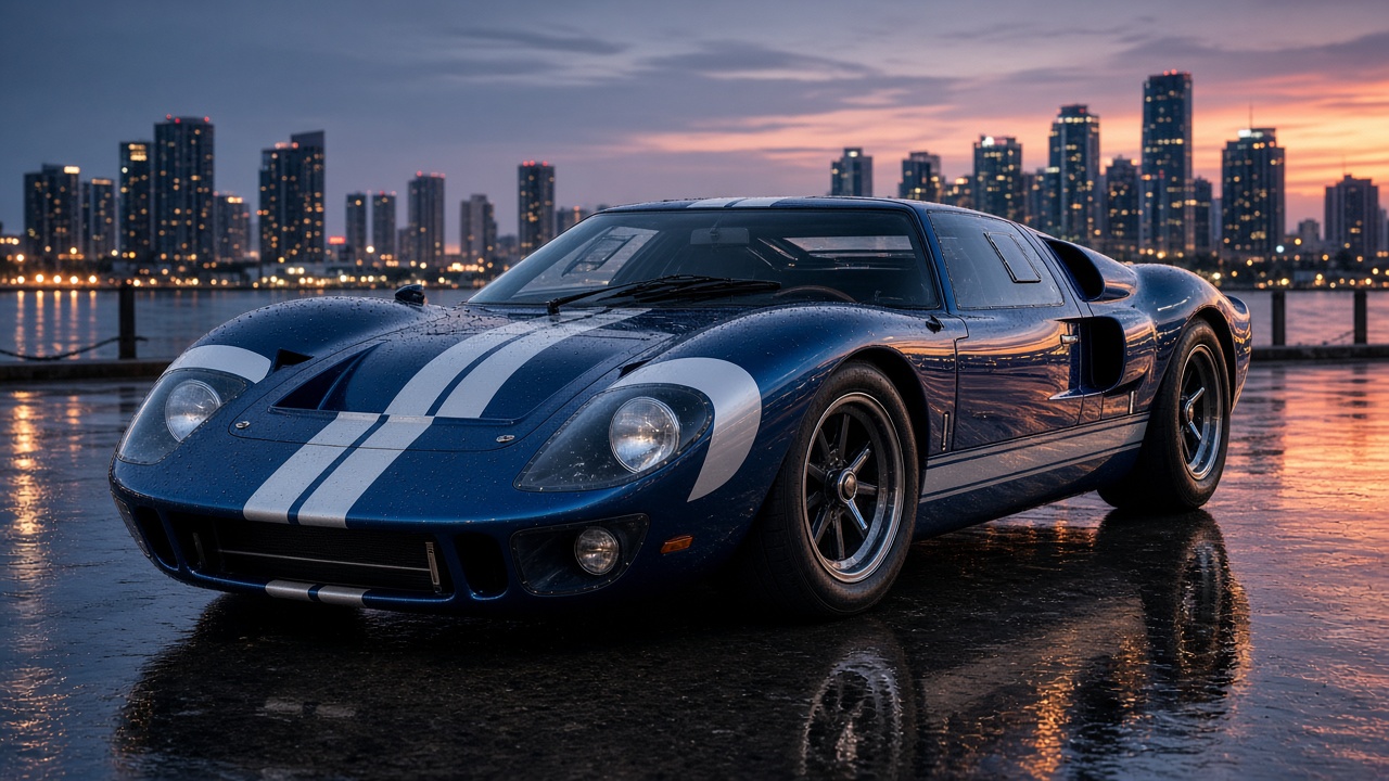 Superformance-Gt40 at dusk