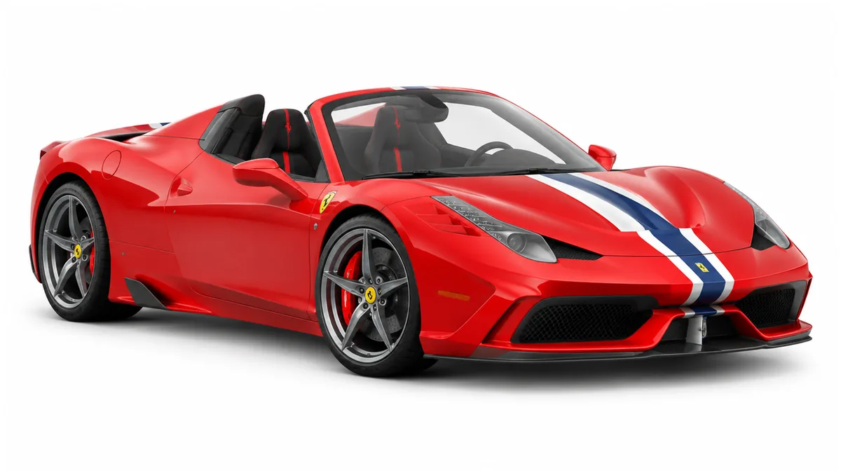 Ferrari 458 Speciale A, side profile