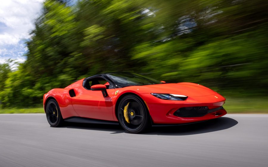 476-Mile 2024 Ferrari 296 GTB at Bring a Trailer