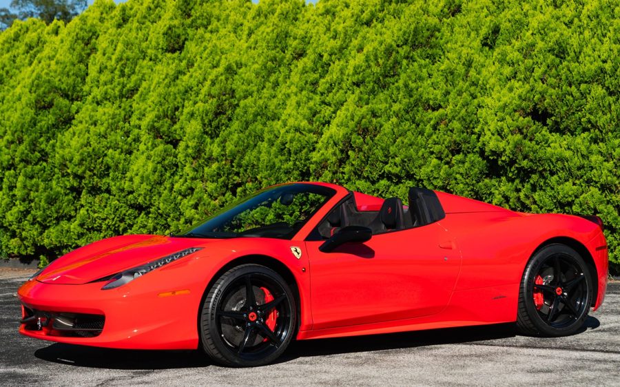 7k-Mile 2013 Ferrari 458 Spider at Bring a Trailer