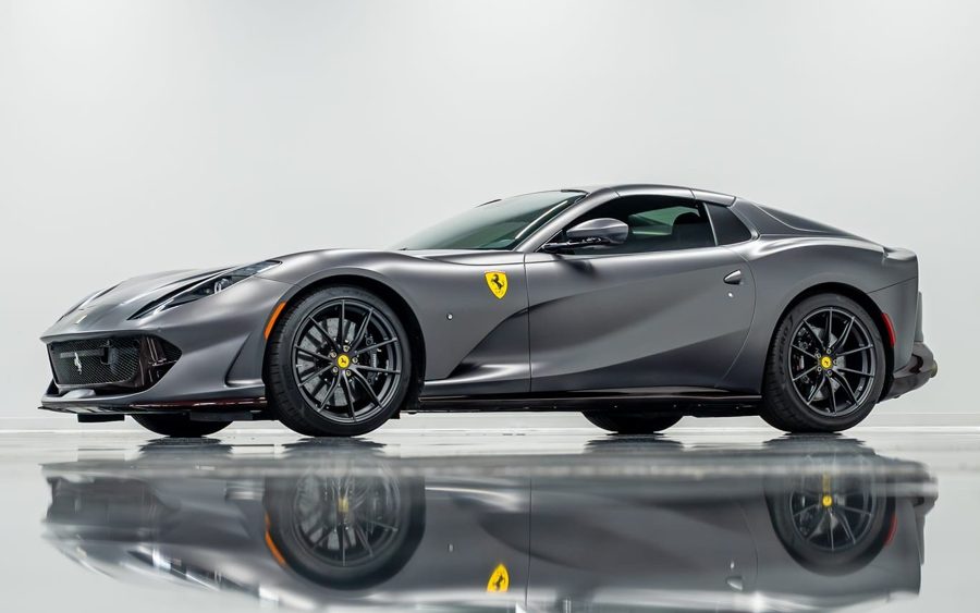 1,500-Mile 2021 Ferrari 812 GTS at Bring a Trailer