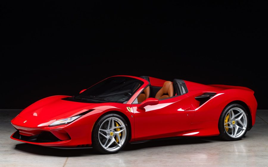 330-Mile 2022 Ferrari F8 Spider at Bring a Trailer