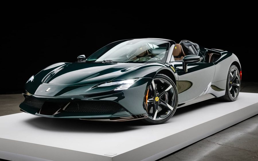 1,200-Mile 2023 Ferrari SF90 Spider Assetto Fiorano at Bring a Trailer