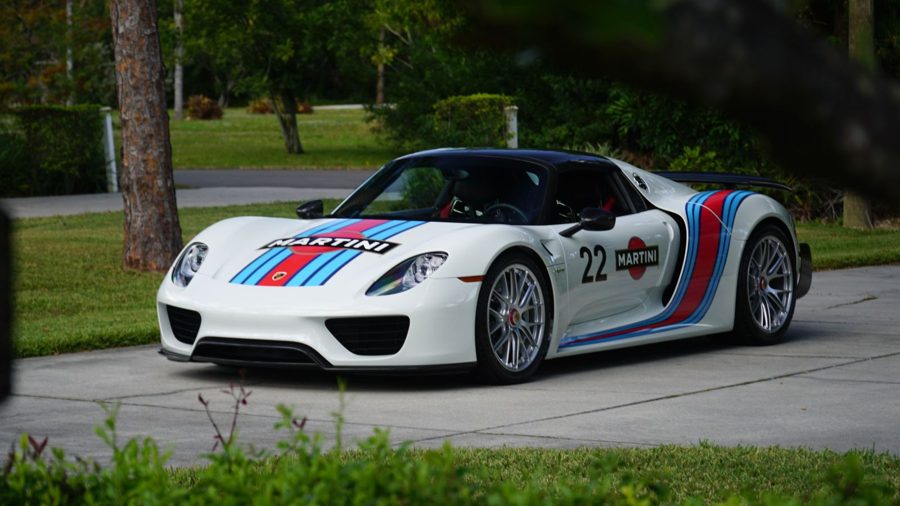 2015 Porsche 918 Spyder Weissach at Mecum
