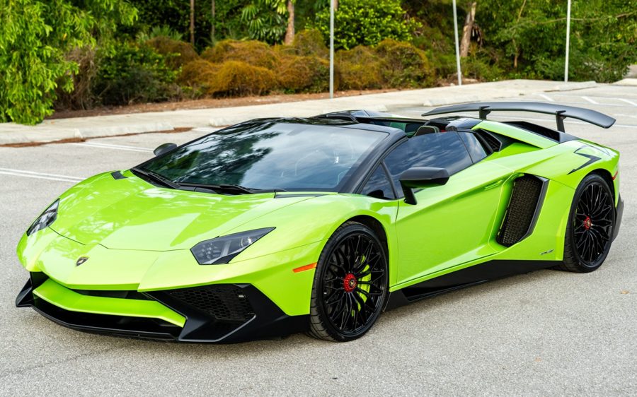 2017 Lamborghini Aventador LP750-4 SV Roadster at Bring a Trailer
