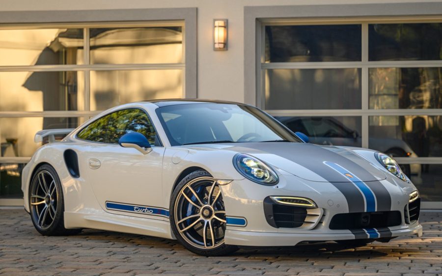TechArt-Modified 2014 Porsche 911 Turbo S Coupe at Bring a Trailer
