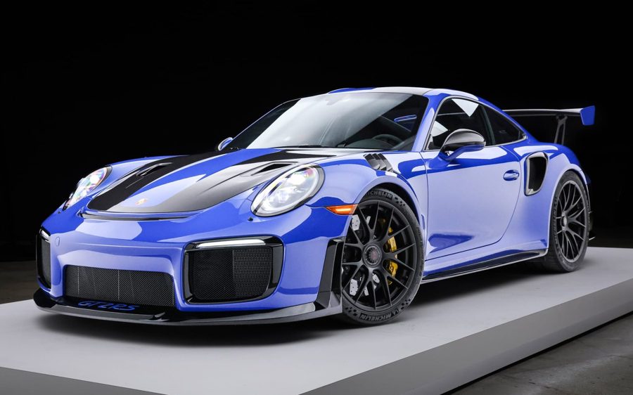 1,200-Mile Club Blau 2019 Porsche 911 GT2 RS Weissach at Bring a Trailer