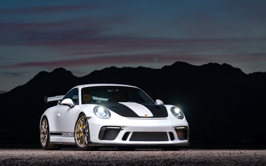 Oryx White Metallic 2018 Porsche 911 GT3 6-Speed at Bring a Trailer