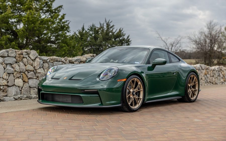 British Racing Green 2022 Porsche 911 GT3 Touring 6-Speed at Bring a Trailer