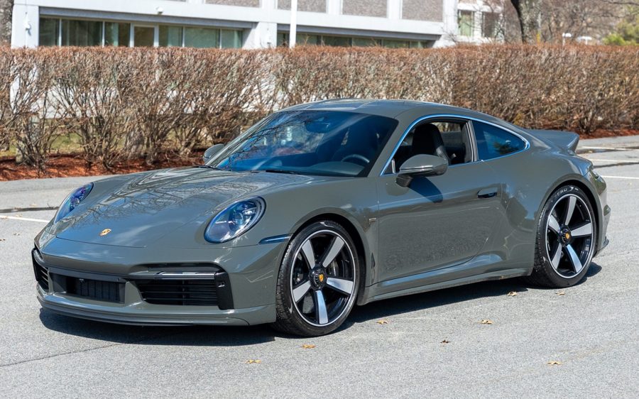Slate Grey 2023 Porsche 911 Sport Classic at Bring a Trailer
