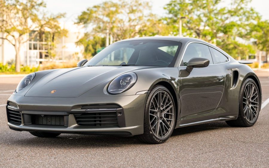2022 Porsche 911 Turbo Coupe at Bring a Trailer